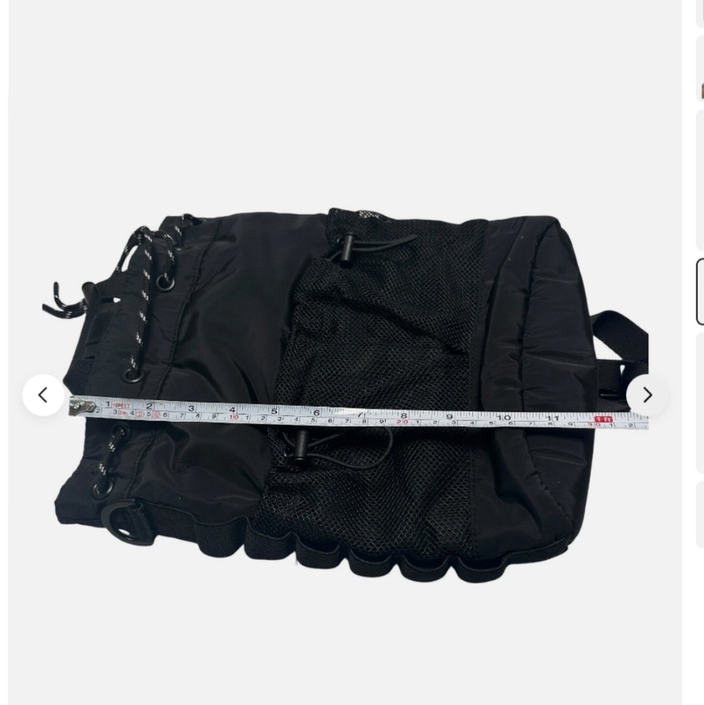Dagne Dover Black Drawstring Backpack - Picture 12 of 12